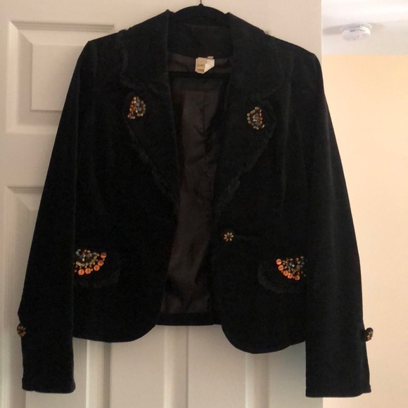Jackets & Blazers - Beautiful unique velvet blazer